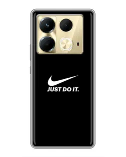 Чохол для Infinix Note 40 з картинкою «Мінімалізм від Nike» Чохол для Infinix Note 40 з картинкою «Мінімалізм від Nike»