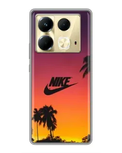 Чохол для Infinix Note 40 з картинкою «Nike на заході сонця» Чохол для Infinix Note 40 з картинкою «Nike на заході сонця»