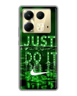 Чохол для Infinix Note 40 з картинкою «Зелений неоновий Nike» Чохол для Infinix Note 40 з картинкою «Зелений неоновий Nike»