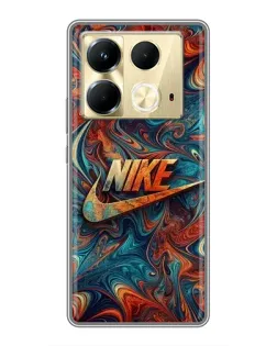 Чохол для Infinix Note 40 з картинкою «Nike в абстракції» Чохол для Infinix Note 40 з картинкою «Nike в абстракції»