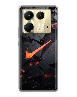 Чохол для Infinix Note 40 з картинкою «Nike — ефект розломів» Чохол для Infinix Note 40 з картинкою «Nike — ефект розломів»