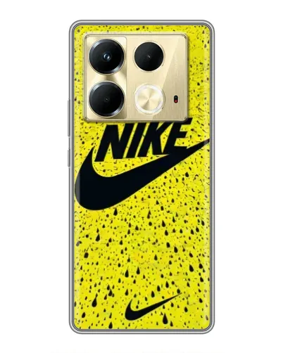 Чохол для Infinix Note 40 з картинкою «Жовтий текстурний Nike» Чохол для Infinix Note 40 з картинкою «Жовтий текстурний Nike»
