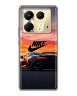 Чохол для Infinix Note 40 з картинкою «Nike та суперкар» Чохол для Infinix Note 40 з картинкою «Nike та суперкар»