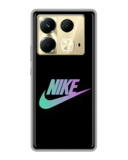 Чохол для Infinix Note 40 з картинкою «Nike — міська ніч» Чохол для Infinix Note 40 з картинкою «Nike — міська ніч»
