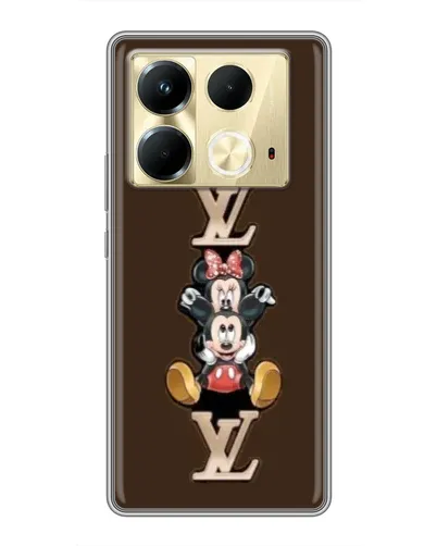 Чехол для Infinix Note 40 с картинкой «LV и Микки Маус» Чехол для Infinix Note 40 с картинкой «LV и Микки Маус»