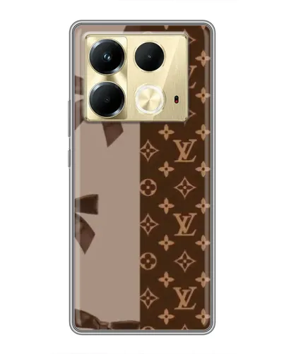 Чехол для Infinix Note 40 с картинкой «Louis Vuitton — банты» Чехол для Infinix Note 40 с картинкой «Louis Vuitton — банты»