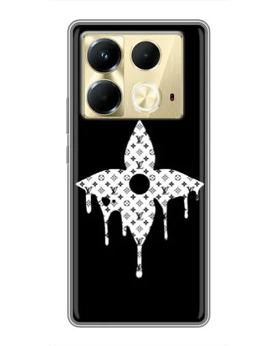 Чехол для Infinix Note 40 с картинкой «Цветочная монограмма» Чехол для Infinix Note 40 с картинкой «Цветочная монограмма»