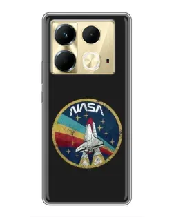 Чохол для Infinix Note 40 з картинкою «NASA — емблема місії» Чохол для Infinix Note 40 з картинкою «NASA — емблема місії»