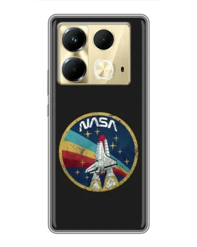 Чохол для Infinix Note 40 з картинкою «NASA — емблема місії» Чохол для Infinix Note 40 з картинкою «NASA — емблема місії»