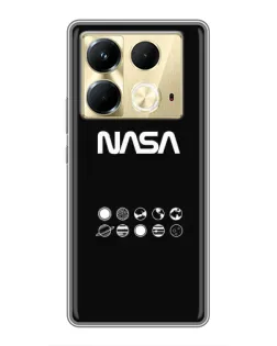 Чохол для Infinix Note 40 з картинкою «NASA — технічний принт» Чохол для Infinix Note 40 з картинкою «NASA — технічний принт»