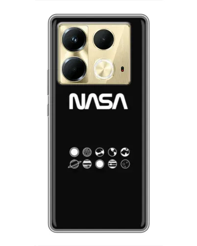 Чохол для Infinix Note 40 з картинкою «NASA — технічний принт» Чохол для Infinix Note 40 з картинкою «NASA — технічний принт»