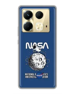 Чохол для Infinix Note 40 з картинкою «NASA — місячна місія» Чохол для Infinix Note 40 з картинкою «NASA — місячна місія»
