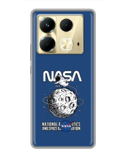 Чохол для Infinix Note 40 з картинкою «NASA — місячна місія» Чохол для Infinix Note 40 з картинкою «NASA — місячна місія»