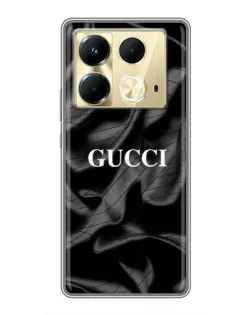 Чохол для Infinix Note 40 з картинкою «Gucci — шовкові хвилі»