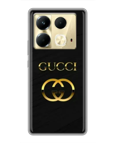 Чохол для Infinix Note 40 з картинкою «Золотий логотип Gucci» Чохол для Infinix Note 40 з картинкою «Золотий логотип Gucci»