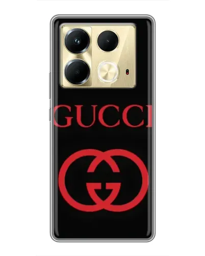 Чохол для Infinix Note 40 з картинкою «Gucci — червоний логотип» Чохол для Infinix Note 40 з картинкою «Gucci — червоний логотип»