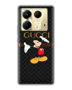 Чохол для Infinix Note 40 з картинкою «Міккі Маус Gucci»