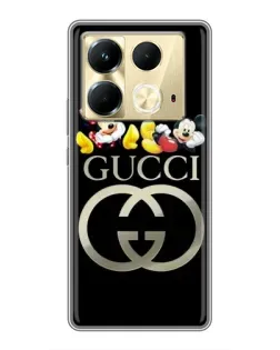 Чохол для Infinix Note 40 з картинкою «Gucci — герої Disney»