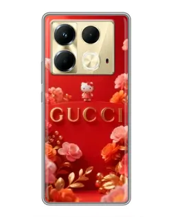 Чохол для Infinix Note 40 з картинкою «Gucci — золотий сад»