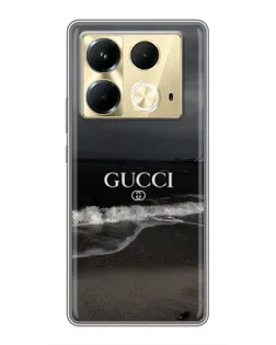 Чохол для Infinix Note 40 з картинкою «Gucci — морський прибій»