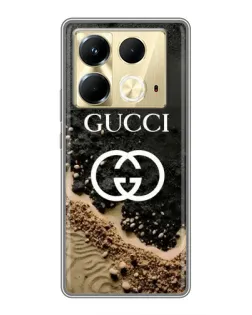 Чохол для Infinix Note 40 з картинкою «Gucci — піщані дюни»