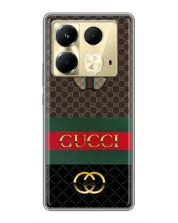 Чохол для Infinix Note 40 з картинкою «Gucci — брендований десерт»
