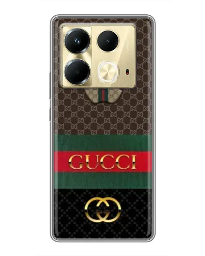 Чохол для Infinix Note 40 з картинкою «Gucci — брендований десерт» Чохол для Infinix Note 40 з картинкою «Gucci — брендований десерт»
