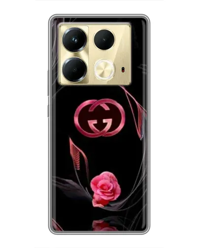 Чохол для Infinix Note 40 з картинкою «Gucci — неонова троянда» Чохол для Infinix Note 40 з картинкою «Gucci — неонова троянда»