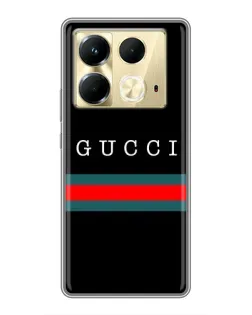 Чохол для Infinix Note 40 з картинкою «Gucci — червоний пояс»
