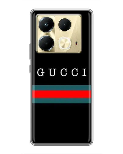 Чохол для Infinix Note 40 з картинкою «Gucci — червоний пояс» Чохол для Infinix Note 40 з картинкою «Gucci — червоний пояс»