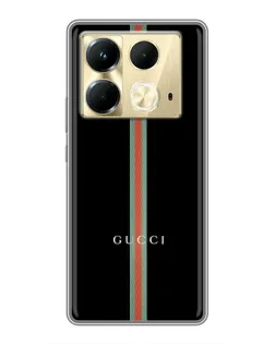 Чохол для Infinix Note 40 з картинкою «Gucci — строга лінія»