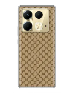 Чохол для Infinix Note 40 з картинкою «Gucci — класичний беж»