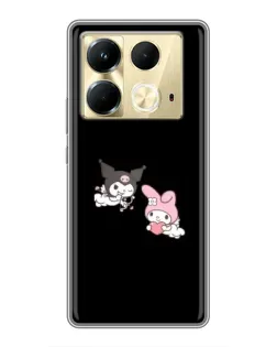 Чохол для Infinix Note 40 з картинкою «My Melody та Kuromi» Чохол для Infinix Note 40 з картинкою «My Melody та Kuromi»