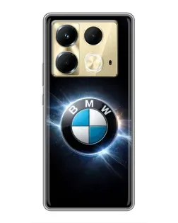 Чохол для Infinix Note 40 з картинкою «BMW — неонове сяйво» Чохол для Infinix Note 40 з картинкою «BMW — неонове сяйво»