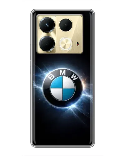 Чохол для Infinix Note 40 з картинкою «BMW — неонове сяйво» Чохол для Infinix Note 40 з картинкою «BMW — неонове сяйво»