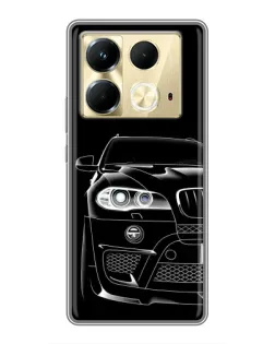 Чохол для Infinix Note 40 з картинкою «Темний силует BMW» Чохол для Infinix Note 40 з картинкою «Темний силует BMW»