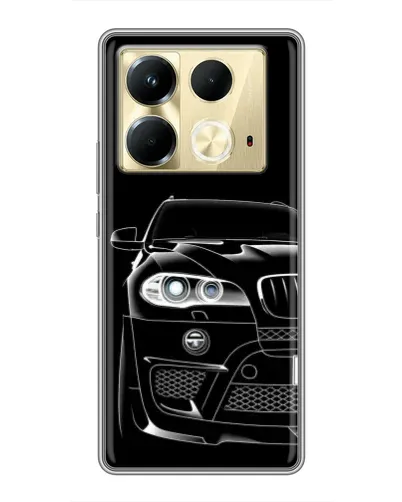 Чохол для Infinix Note 40 з картинкою «Темний силует BMW» Чохол для Infinix Note 40 з картинкою «Темний силует BMW»