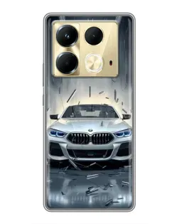 Чохол для Infinix Note 40 з картинкою «BMW у світлі фар» Чохол для Infinix Note 40 з картинкою «BMW у світлі фар»