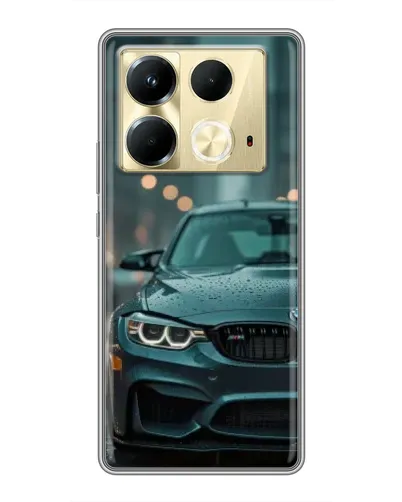 Чохол для Infinix Note 40 з картинкою «BMW у вогнях міста» Чохол для Infinix Note 40 з картинкою «BMW у вогнях міста»