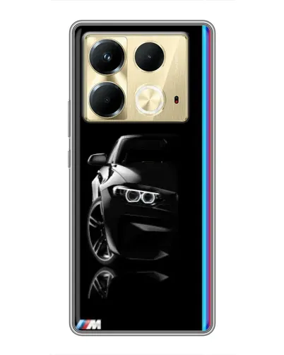 Чохол для Infinix Note 40 з картинкою «Силует BMW в темряві» Чохол для Infinix Note 40 з картинкою «Силует BMW в темряві»