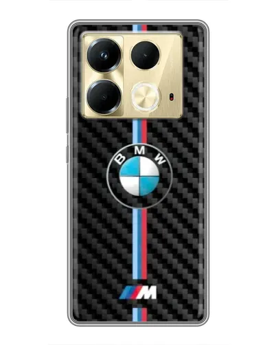 Чохол для Infinix Note 40 з картинкою «Емблема BMW та карбон» Чохол для Infinix Note 40 з картинкою «Емблема BMW та карбон»