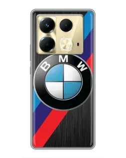 Чохол для Infinix Note 40 з картинкою «BMW M-stripes стиль» Чохол для Infinix Note 40 з картинкою «BMW M-stripes стиль»