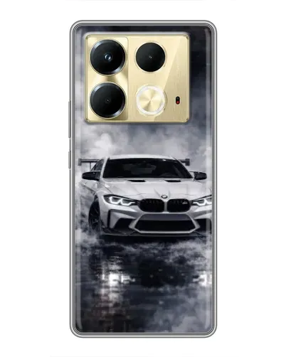 Чохол для Infinix Note 40 з картинкою «BMW крізь туман» Чохол для Infinix Note 40 з картинкою «BMW крізь туман»