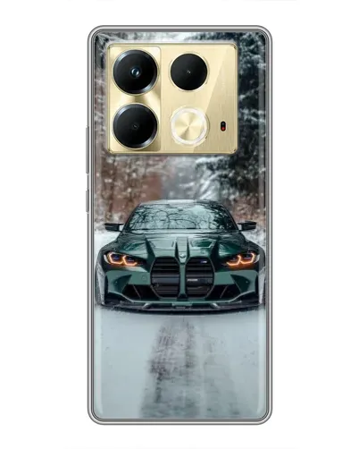 Чохол для Infinix Note 40 з картинкою «BMW у зимовому лісі» Чохол для Infinix Note 40 з картинкою «BMW у зимовому лісі»