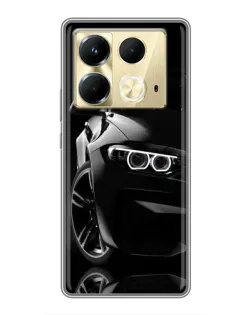 Чохол для Infinix Note 40 з картинкою «Чорна BMW — профіль» Чохол для Infinix Note 40 з картинкою «Чорна BMW — профіль»