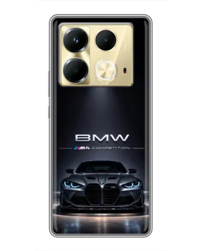 Чехол для Infinix Note 40 с картинкой «BMW сквозь ночной город» Чехол для Infinix Note 40 с картинкой «BMW сквозь ночной город»