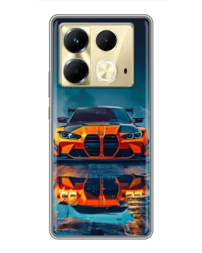 Чохол для Infinix Note 40 з картинкою «BMW — золота емблема» Чохол для Infinix Note 40 з картинкою «BMW — золота емблема»