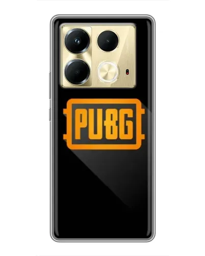 Чохол для Infinix Note 40 з картинкою «PUBG — рамка лого» Чохол для Infinix Note 40 з картинкою «PUBG — рамка лого»