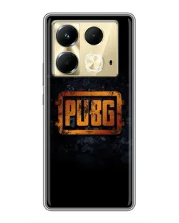Чохол для Infinix Note 40 з картинкою «PUBG — золотий логотип»