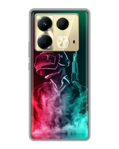 Чохол для Infinix Note 40 з картинкою «PUBG — вогняний воїн» Чохол для Infinix Note 40 з картинкою «PUBG — вогняний воїн»